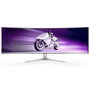Philips Evnia 49M2C8900L Monitor Gaming QD-OLED 49 pulg 5120x1440 144Hz Blanco